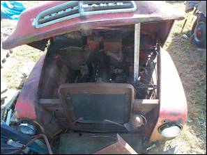 1956 Studebaker Pickup Truck - Under the Hood View
