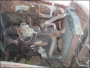 1956 Studebaker Pickup Truck - Motor Side View