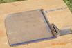 Studebaker c-cab door window with glass lifter and glass division channel