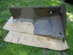 Studebaker C-Cab Firewall and Kick Panel