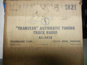 Studebaker Transistor AM Radio, Model: AC-3428